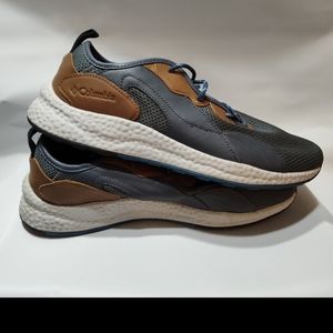 Columbia Sh/Ft Breeze Shoes Men's 13 Like New Steel Blue & Brown